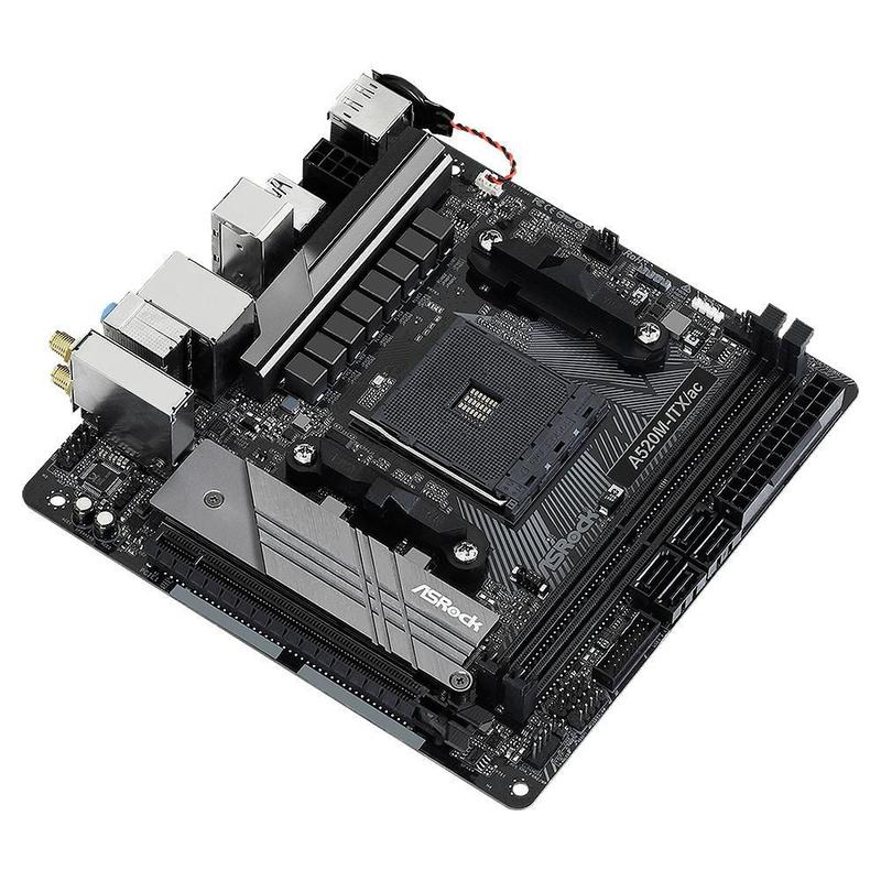 Placa Mãe ASRock A520M-ITX/ac AM4 Mini ITX - 90-MXBDG0-A0UAYZ